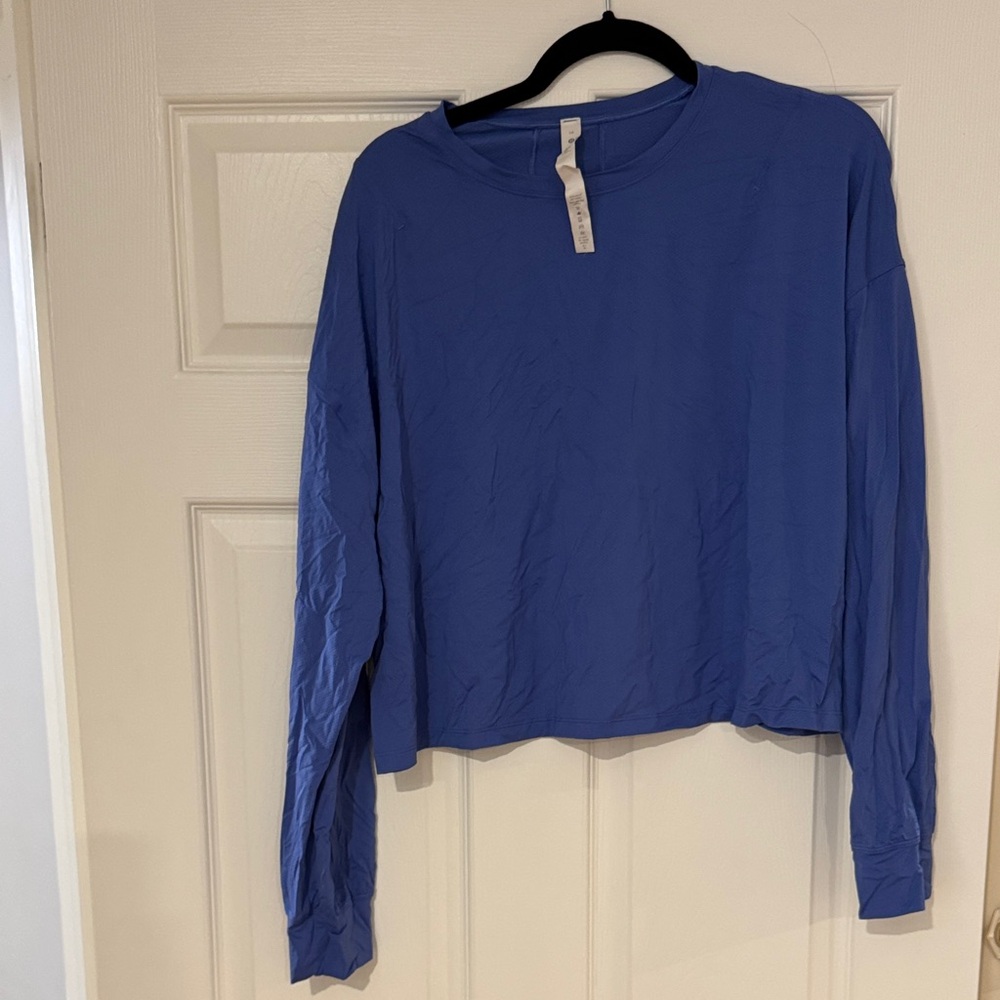 lululemon athletica Long Sleeve Crewneck Top - Periwinkle Blue